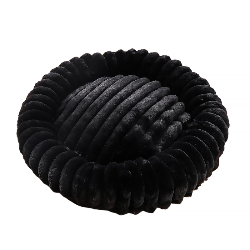 Soft Plush Sleeping Cat Bed